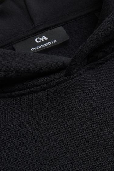 Heren - Hoodie - zwart