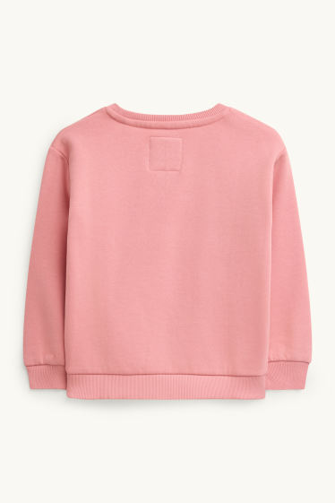Children Girls - Minnie Mouse - sweatshirt - shiny - rose