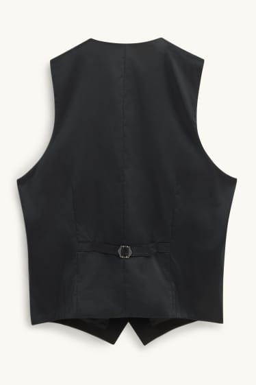 Herren - Baukasten-Weste - Slim Fit - Flex - 4 Way Stretch - LYCRA® - schwarz