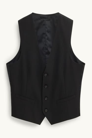 Herren - Baukasten-Weste - Slim Fit - Flex - 4 Way Stretch - LYCRA® - schwarz