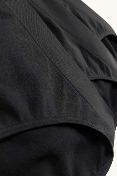 Femmes - Lot de 3 - culottes - sans coutures - noir