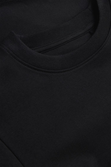 Femei - Tricou cu mânecă lungă - regular fit - negru