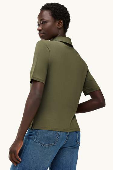 Damen - Hemdbluse - khaki