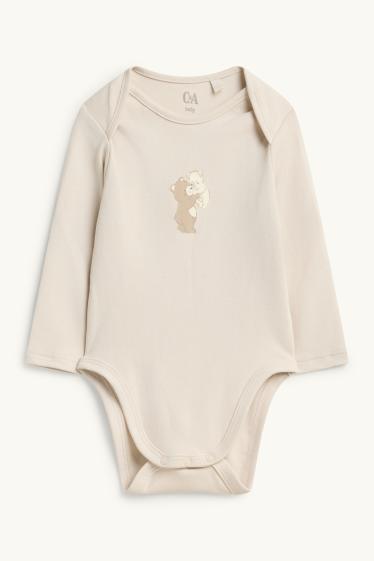 Unisex - Teddybär - Erstlings-Set - 4 teilig - beige