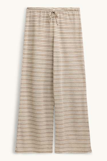 Femei - Pantaloni de trening - maro deschis