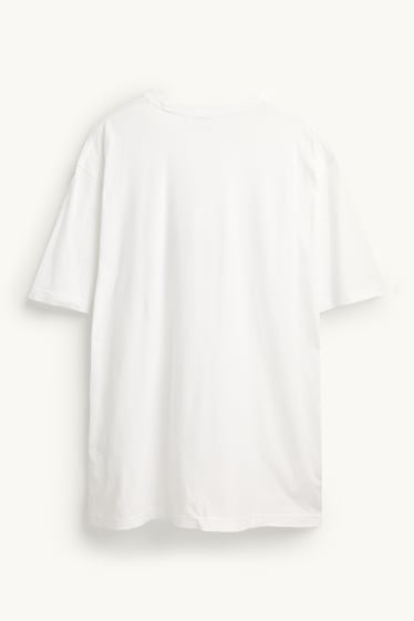 Hommes - T-shirt - relaxed fit - blanc