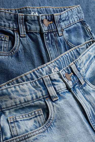 Kinder Buben - Multipack 2er - Relaxed Jeans - jeansblau