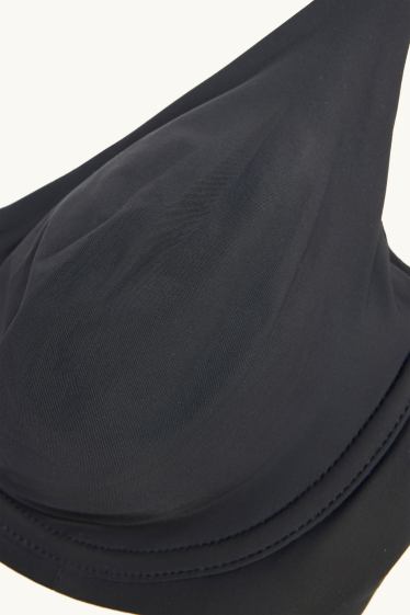 Dames - BH met beugels - FULL COVERAGE - LYCRA® - zwart