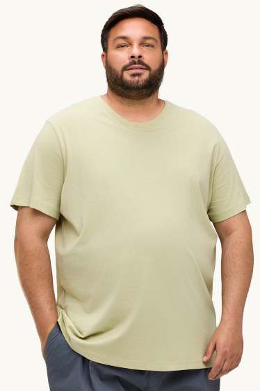 Men - T-shirt - regular fit - green
