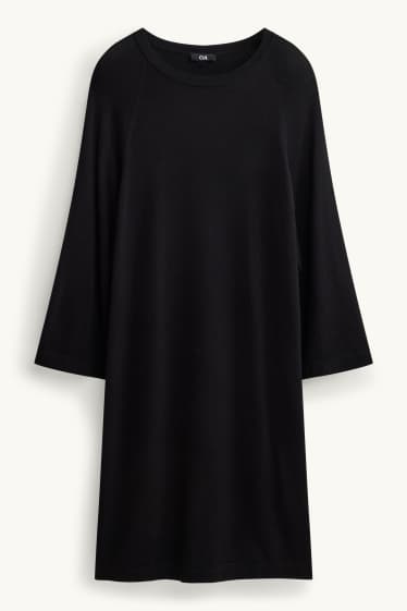 Donna - Vestito - straight fit - nero