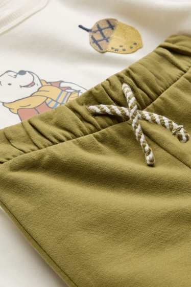 Baby Buben - Winnie Puuh - Baby-Outfit - 2 teilig - weiß / grün
