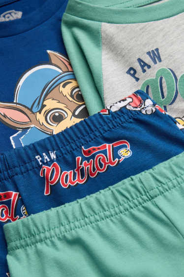 Copii - Băieți - Multipack 2 buc. - Patrula cățelușilor - Chase - pijama - 4 piese - verde / albastru închis