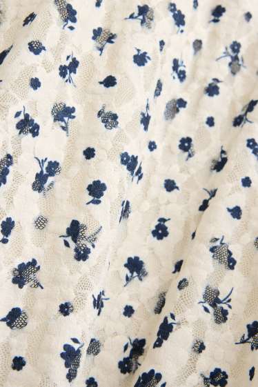 Femei - Fustă din denim - alb-crem