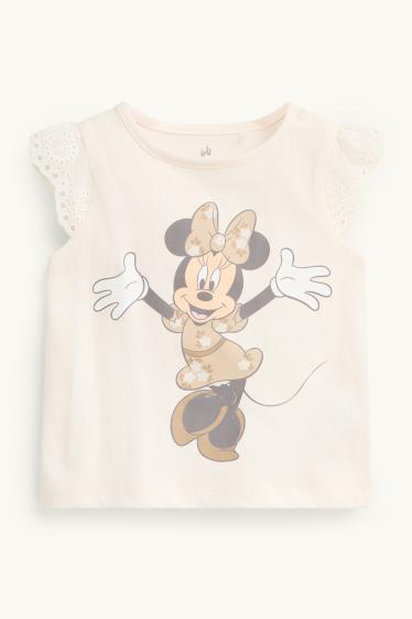 Bébés filles - Minnie Mouse - tenue pour bébé - 2 pièces - crème