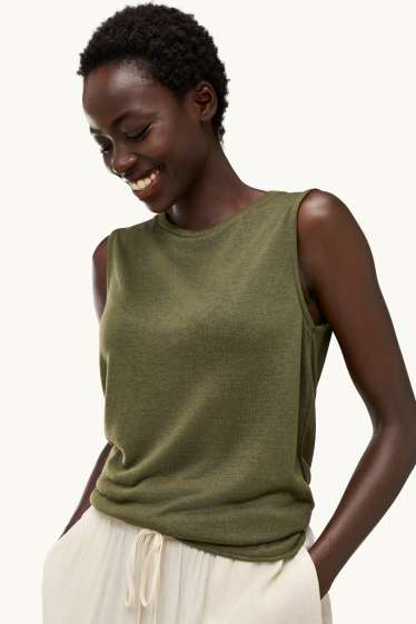 Damen - Top - khaki