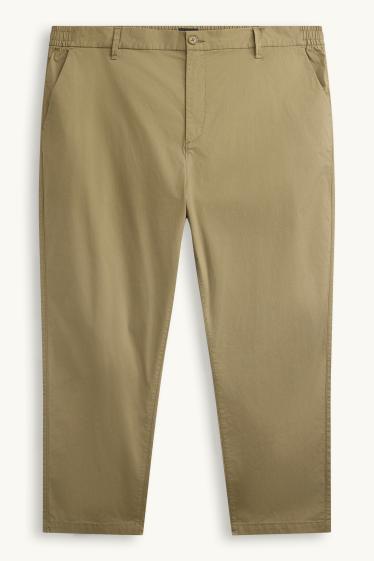 Herren - Chino - Tapered Fit - hellbraun