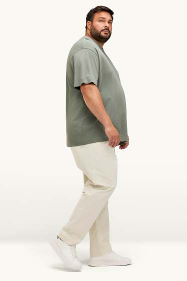 Men - Chinos - tapered fit - beige