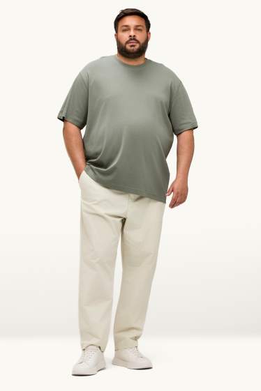 Men - Chinos - tapered fit - beige