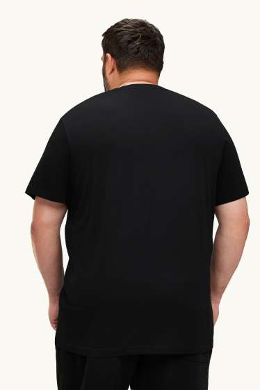 Pánské - Tričko - regular fit - černá