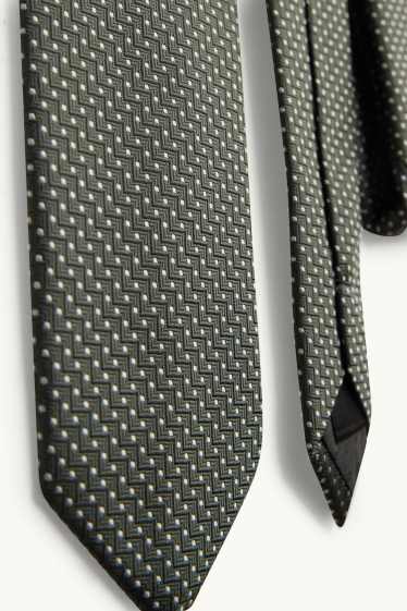 Heren - Kostuum met stropdas - slim fit - 4-delig - groen