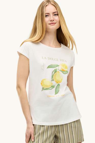 Dona - Pijama d’estiu - groc clar