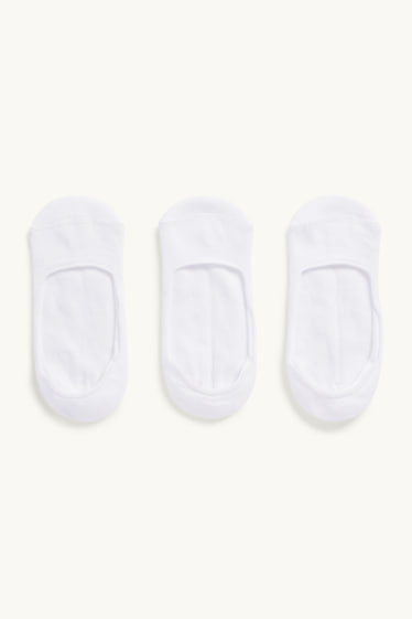 Damen - Multipack 3er - Füßlinge - weiss