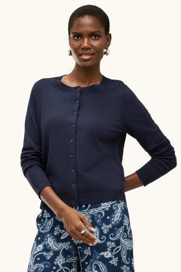 Women - Cardigan - dark blue