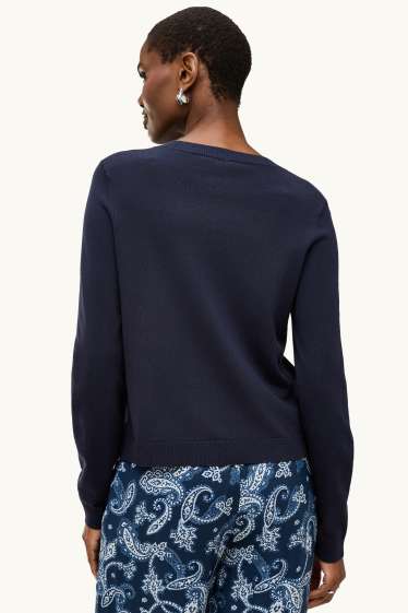Women - Cardigan - dark blue