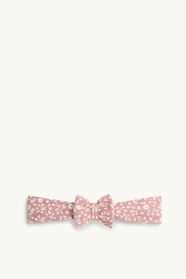 Bébés filles - Petites fleurs - tenue pour bébé - blanc / rose