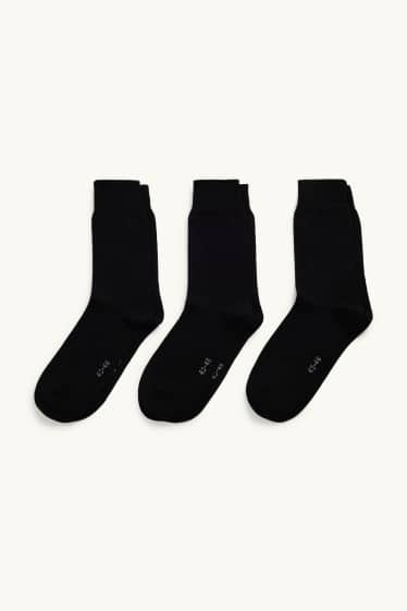 Herren - Multipack 3er - Socken - schwarz