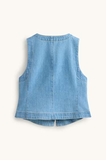Women - Denim blouse - denim-light blue