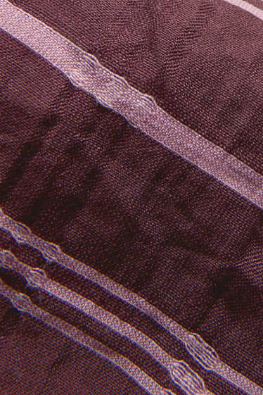 Damen - Kleid mit V-Ausschnitt - Straight Fit - Viskose-Mix - bordeaux