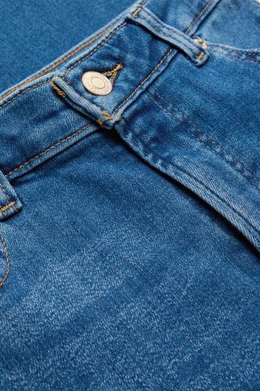 Damen - Flared Jeans - Mid Waist - jeansblau