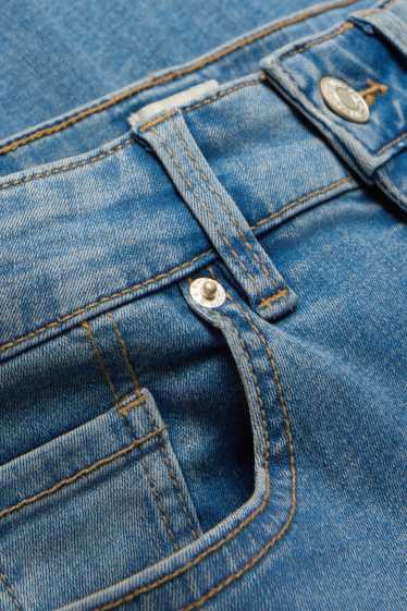 Damen - Bootcut Jeans - High Waist - jeansblau