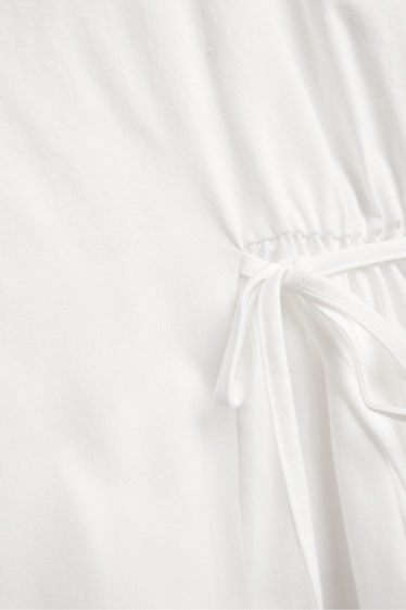 Femmes - T-shirt - relaxed fit - blanc