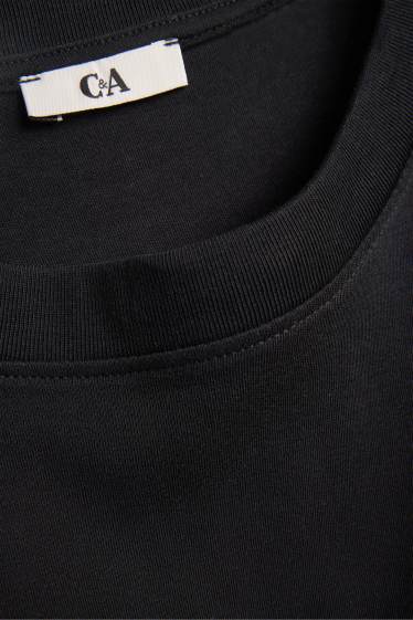 Women - Long sleeve top - regular fit - black