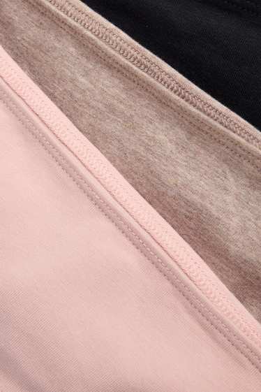Damen - Multipack 3er- Slip - rosa / beige
