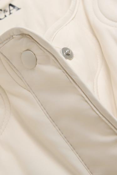 Damen - Steppjacke - cremeweiß