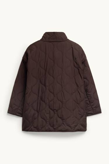 Damen - Steppjacke - dunkelbraun