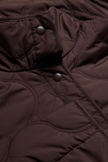 Damen - Steppjacke - dunkelbraun
