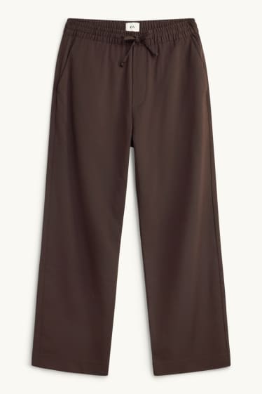 Unisex - Pantalons - relaxed fit - marró