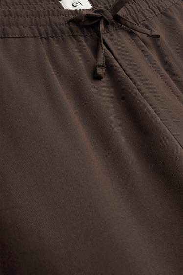 Unisex - Pantalons - relaxed fit - marró