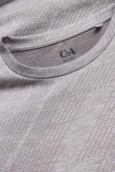 Men - Technical top - regular fit - light gray-melange