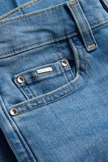 Damen - Flared Jeans - Mid Waist - LYCRA® - jeansblau