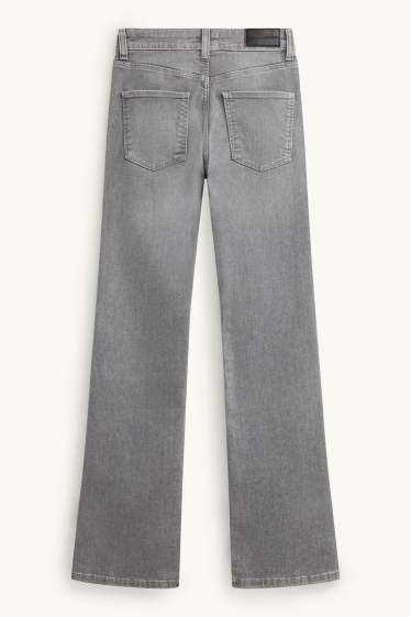 Donna - Bootcut jeans - vita media - LYCRA® - jeans grigio