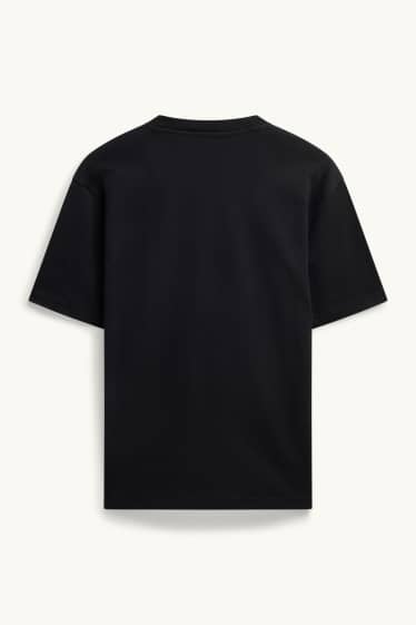 Uomo - T-shirt - relaxed fit - nero
