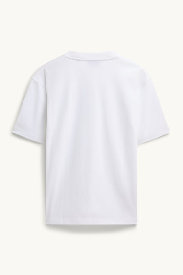 Uomo - T-shirt - relaxed fit - bianco