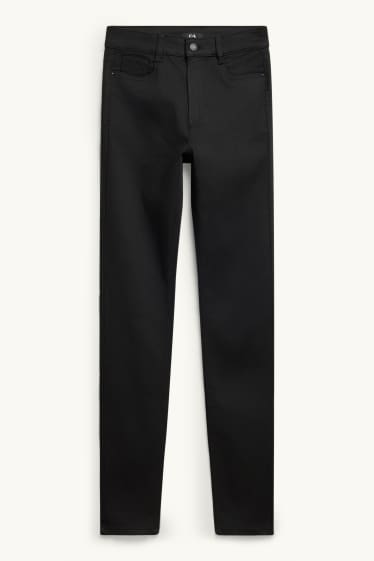 Femei - Slim jeans - talie înaltă - negru