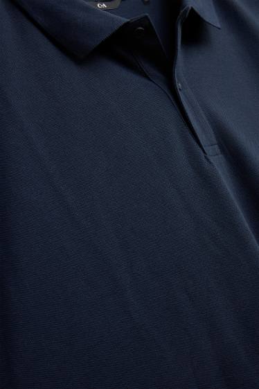Hommes - Polo - regular fit - bleu foncé