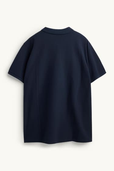 Hommes - Polo - regular fit - bleu foncé